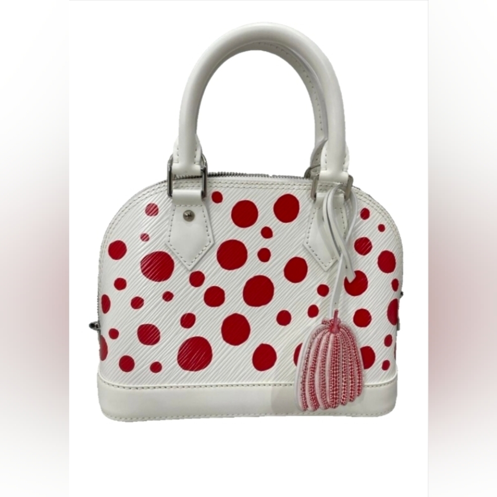Louis Vuitton x YK White/Red Epi Alma BB